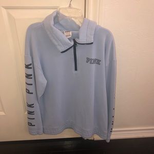 Pink baby blue zip up jacket